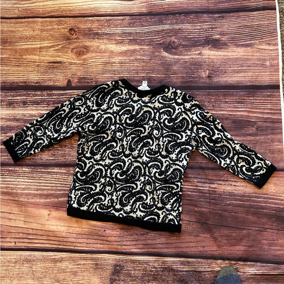 Women’s Talbots Women’s Paisley Sweater Size S - Picture 6 of 6
